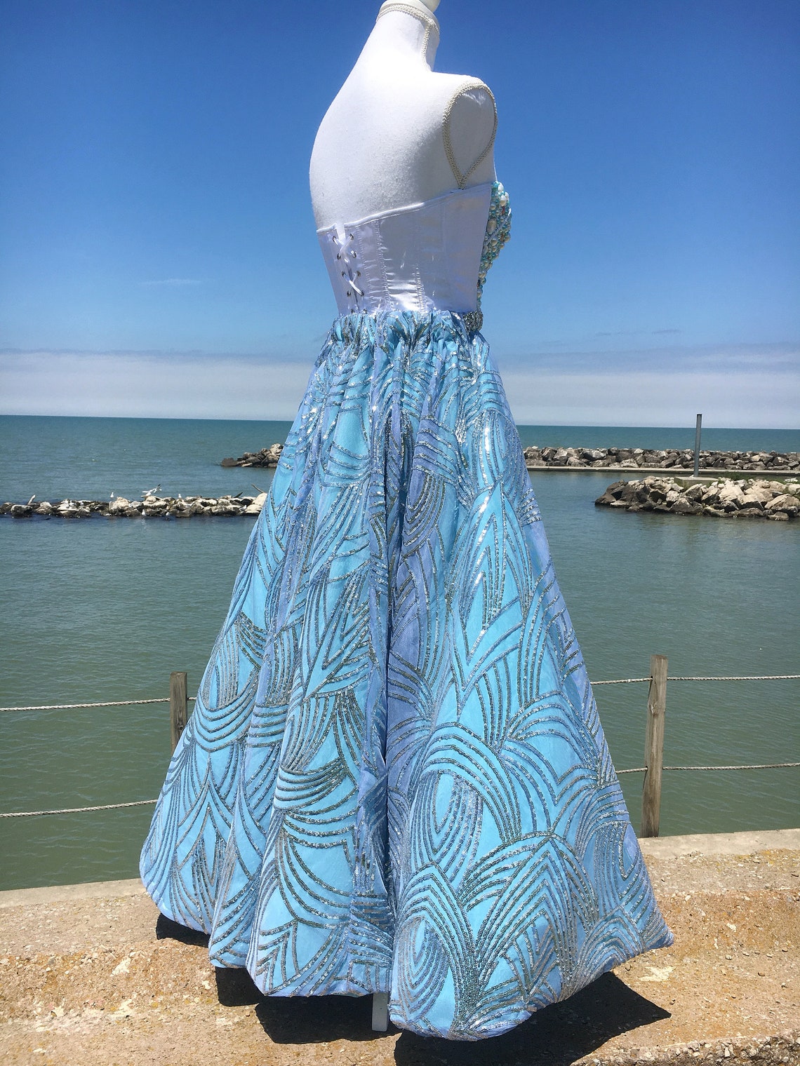 Mermaid Corset Gown Mermaid Corset Wedding Dress Custom Gown Custom