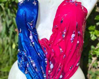 Bi pride wetlook corset