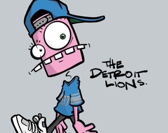 The Detroit Lions Print