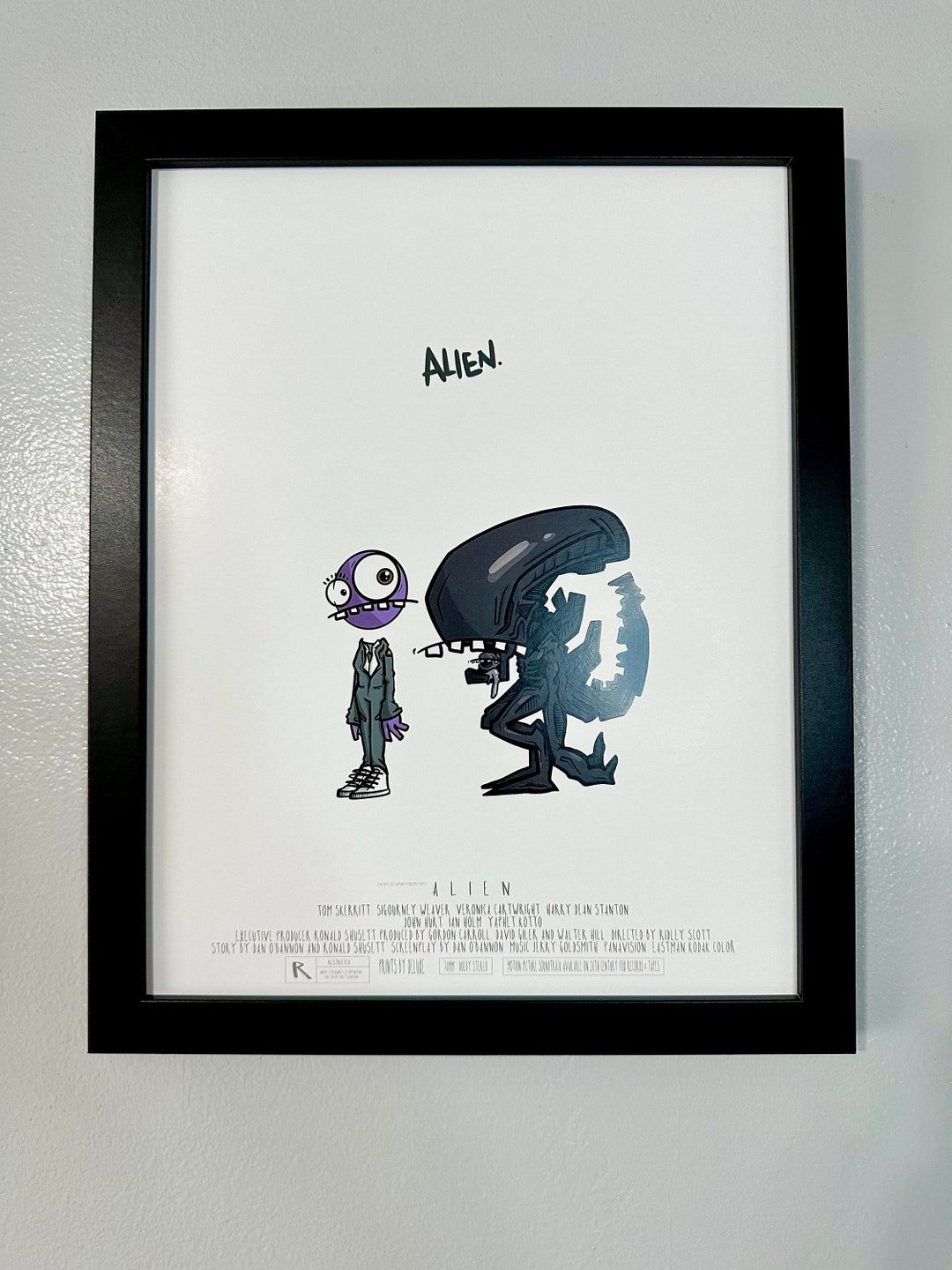 Lightswitch Alien Movie Poster - Etsy
