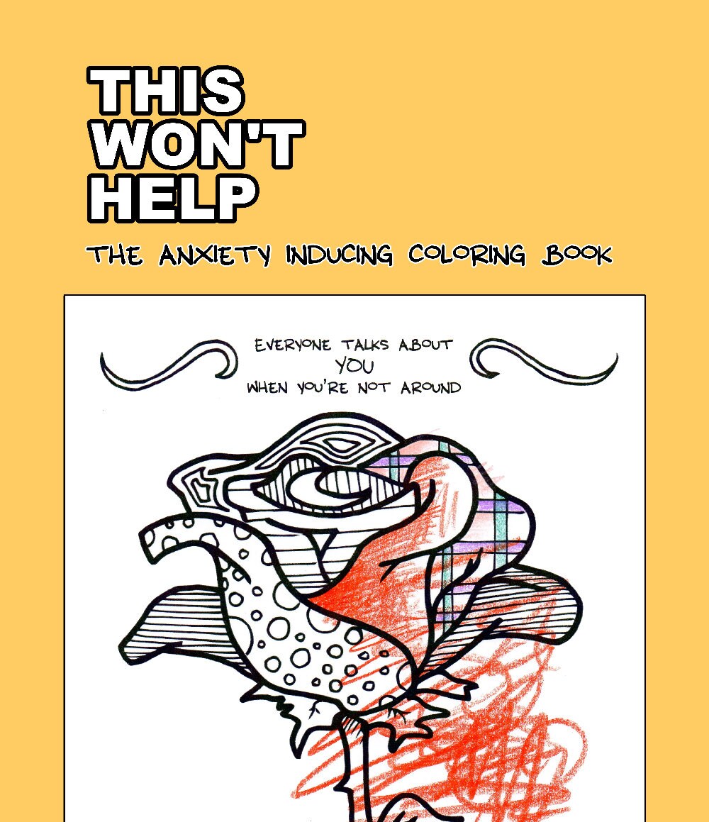 Anxiety Coloring Books For Adults Anti Anxiety Color Therapy Adult