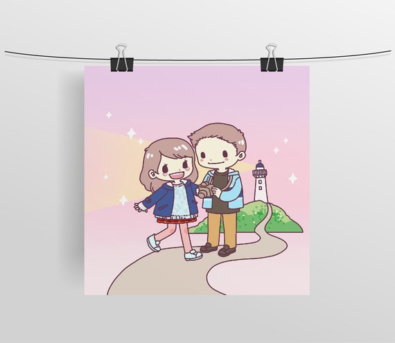 Custom Cartoon Caricature Portrait Cute Chibi Funny Anime - Etsy Custom Cartoon Caricature Portrait Cute Chibi Funny Anime - Etsy