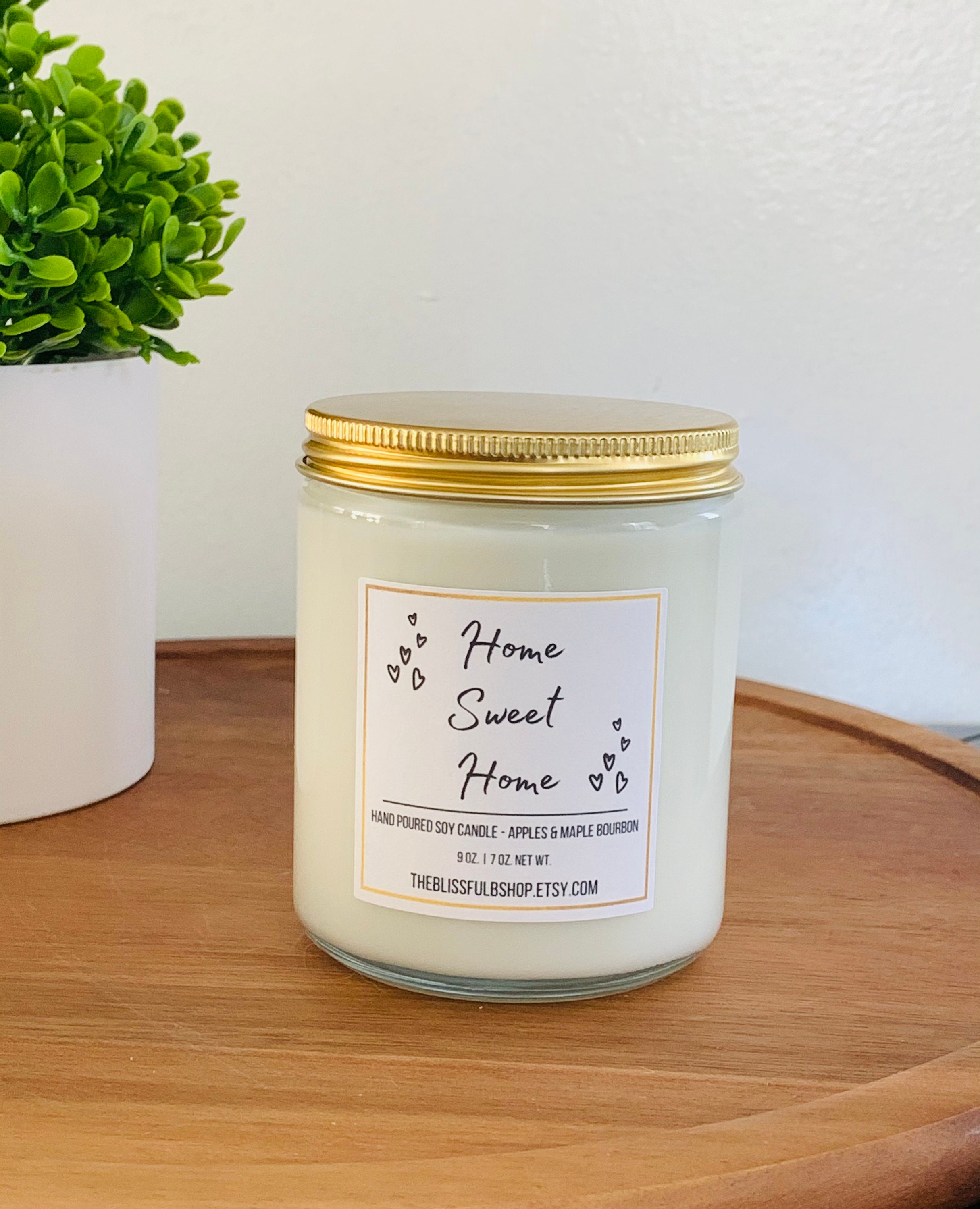 Home Sweet Home Candle Housewarming Candle Gift Housewarming Etsy