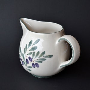 ヴィンテージ Fortebraccio Ceramiche Dipinto a mano ピッチャー イタリア製 - セラミック食器