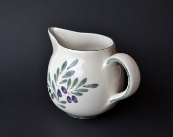 Vintage Fortebraccio Ceramiche Dipinto a mano Pitcher Made In Italy - Ceramic Tableware