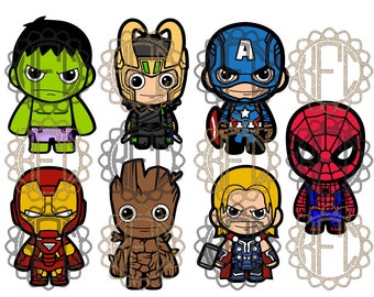 chibi avengers infinity war