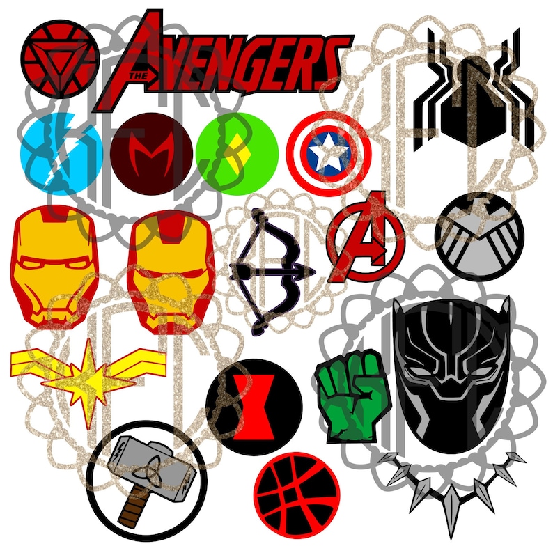 Download Avengers End Game layered logo BUNDLE Great deal EPS SVG ...