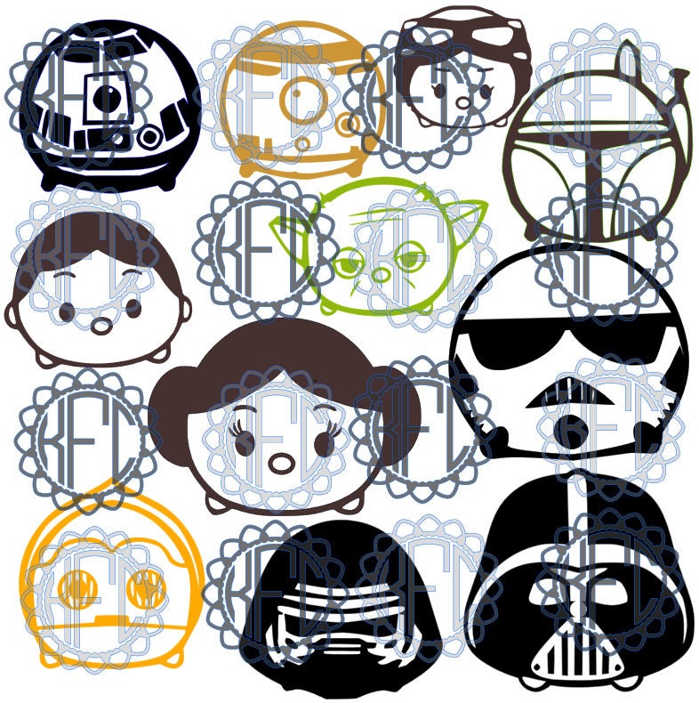 Download Star Wars Tsum Tsum SVG.studio3 file great for shirts car ...