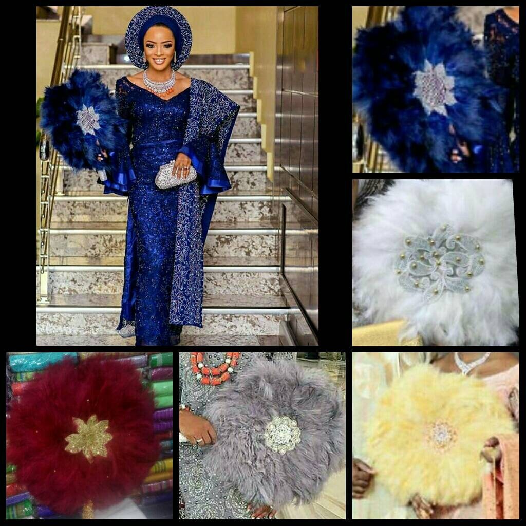 nigerian traditional wedding fans