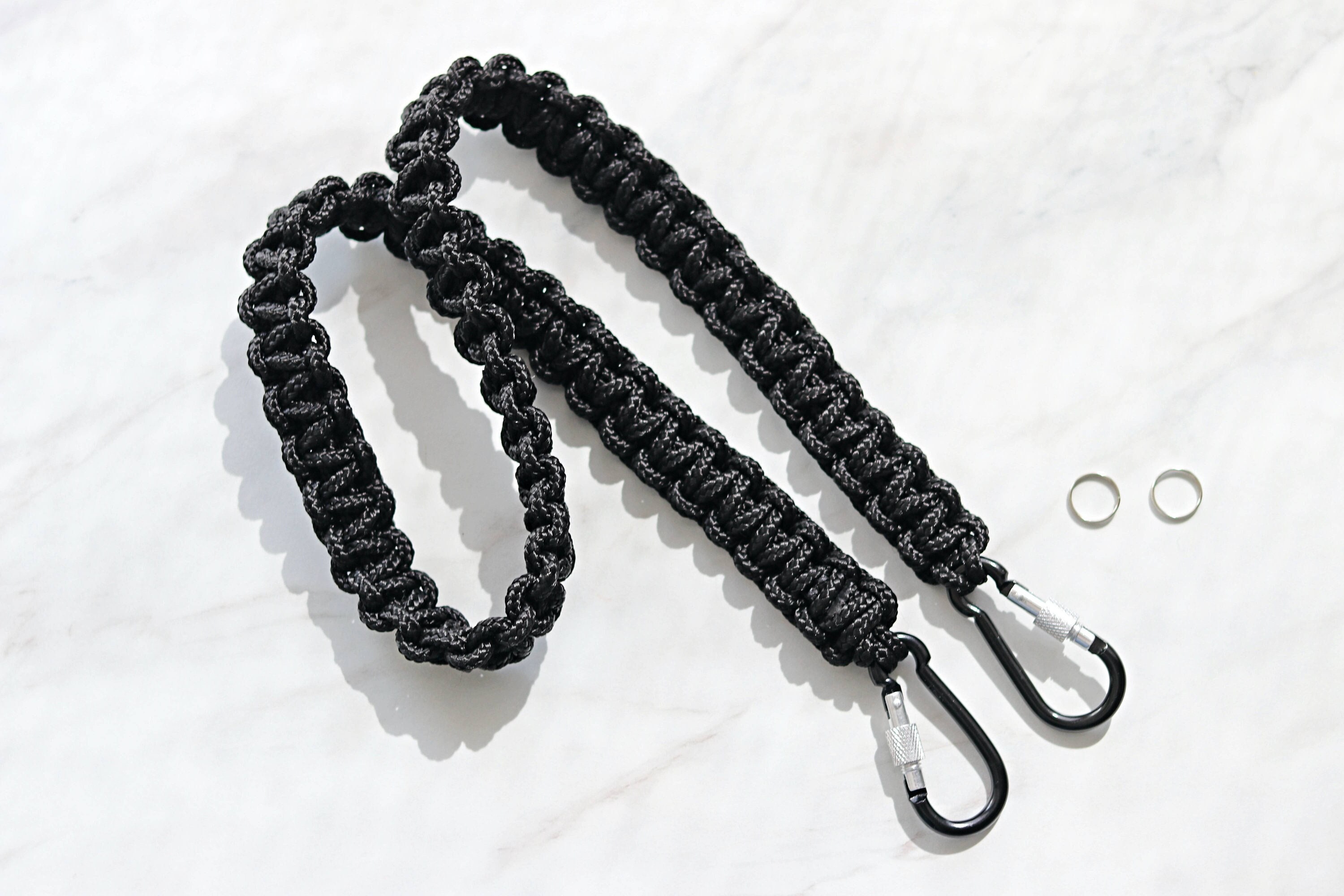 Macrame Rope Camera Strap: Braided DSLR Strap With Carabiners - Etsy