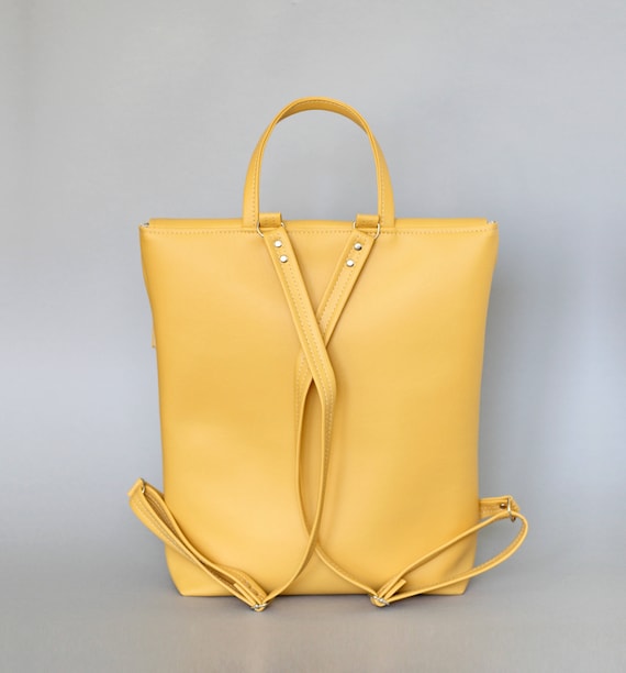 Zara yellow clearance backpack