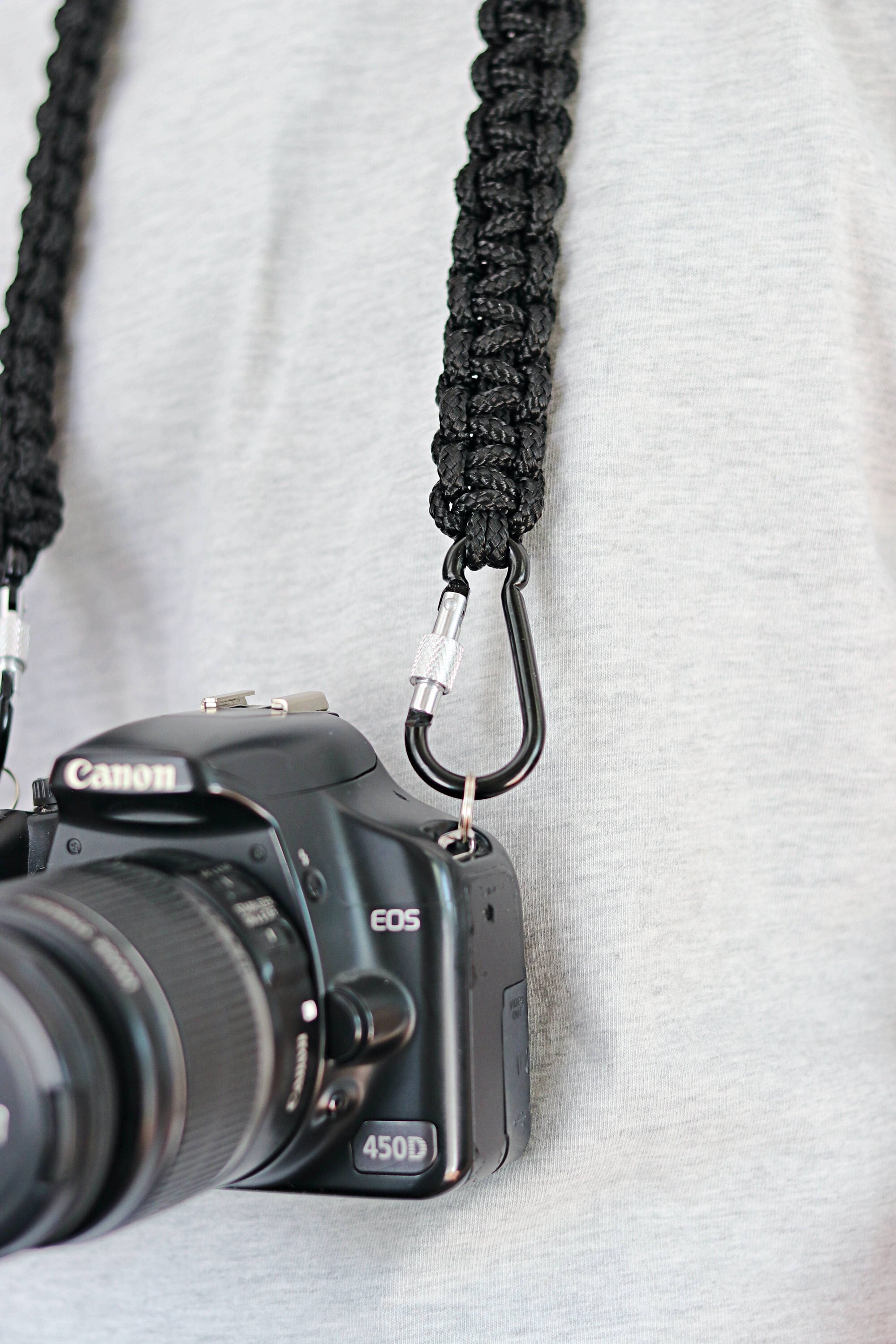 Macrame Rope Camera Strap: Braided DSLR Strap With Carabiners - Etsy
