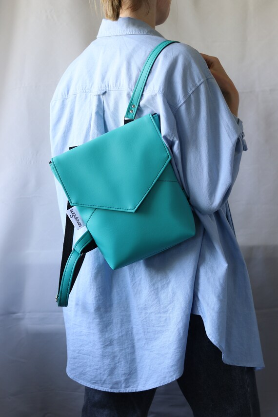 Turquoise backpack purse new arrivals