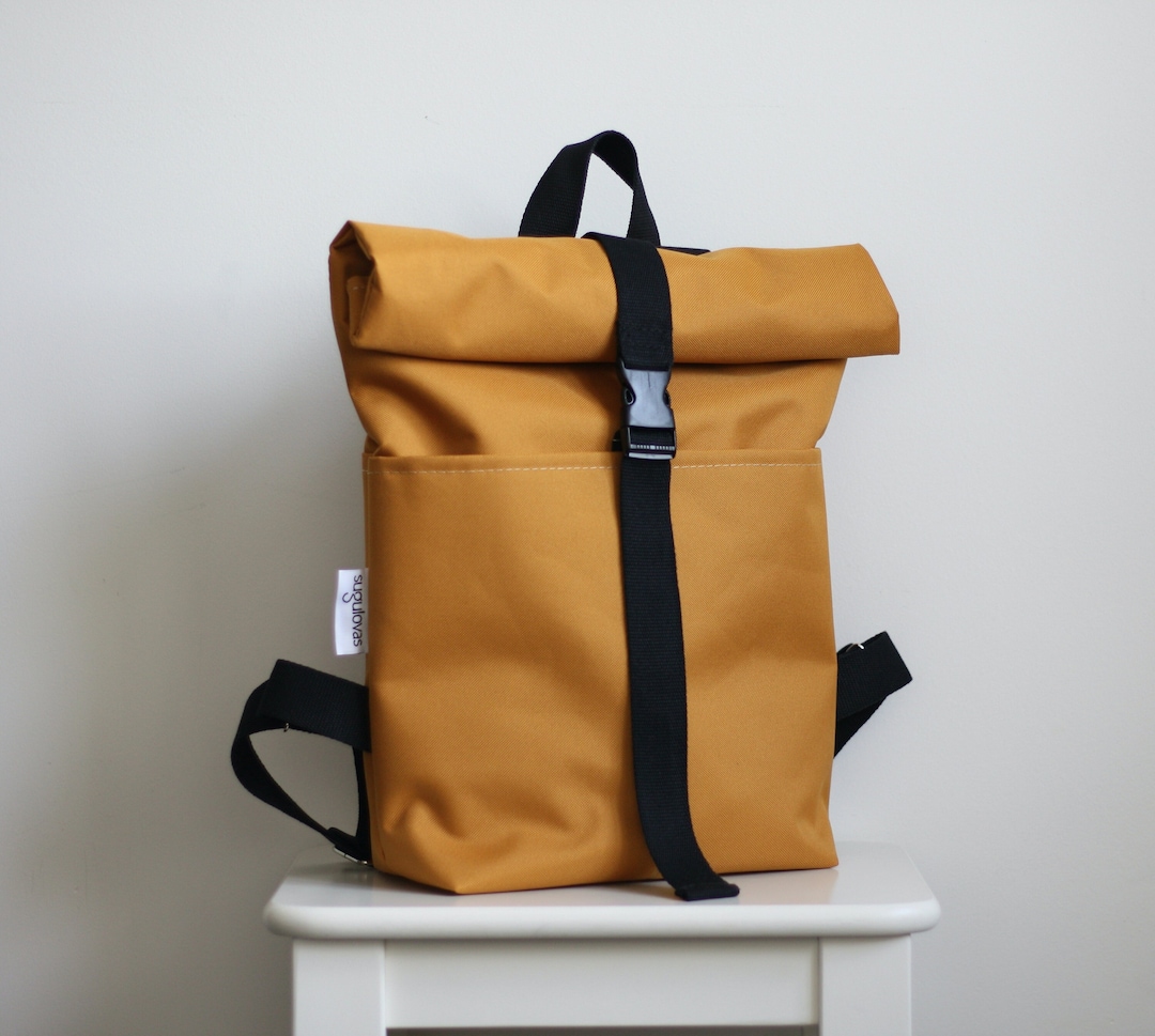 Monterey Backpack Urban Backpack Women's Mustard Cordura Roll