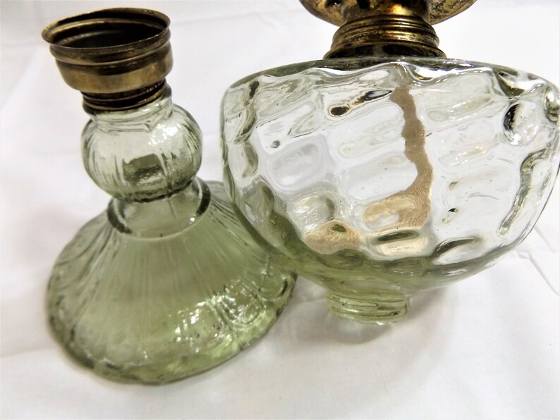 Lampe à Huile Vintage KOTARBAU En Laiton Et Verre - Miroir Réfléchissant - Parfaite Pour Camping Et Décoration