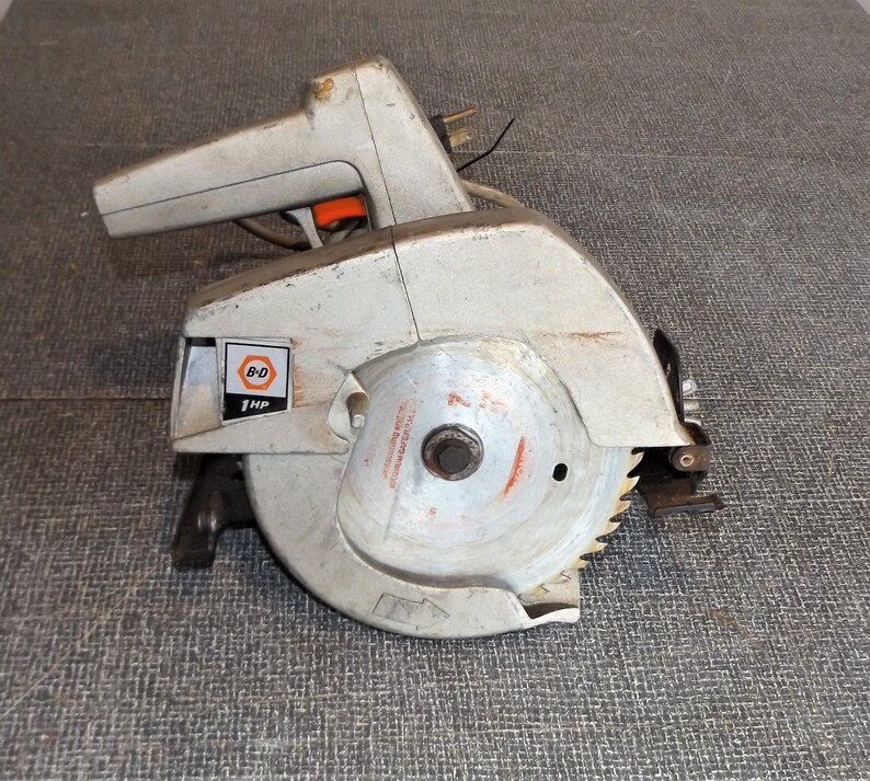 Vintage Black & Decker B D 71/4 Circular Saw No. 7301 Etsy