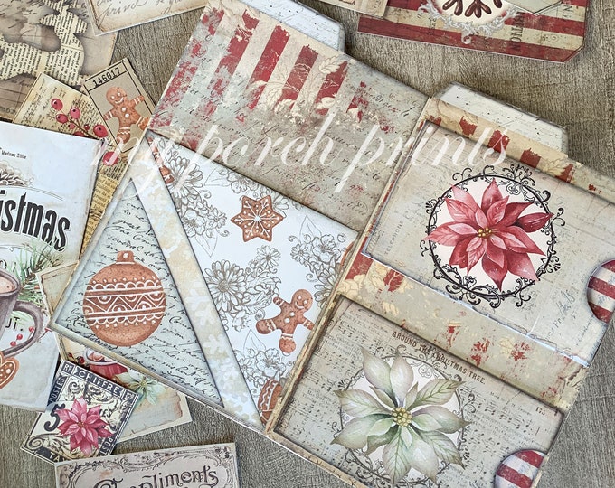 Mini Ephemera Pack, Junk Journal Kit, Embellishments, Postcard ...
