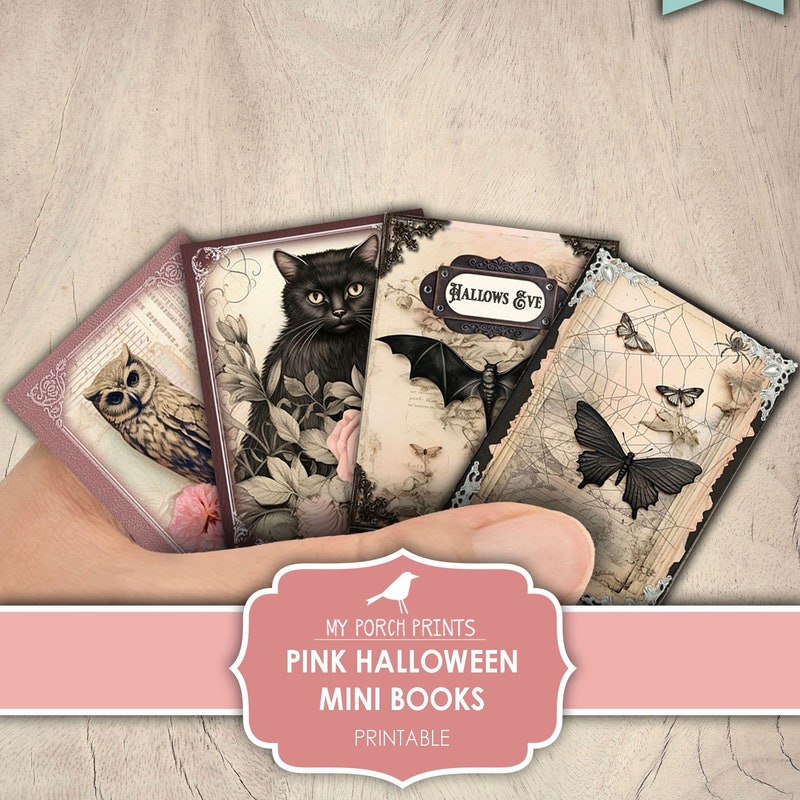 Miniature Halloween Paper Etsy