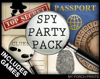 detective party etsy