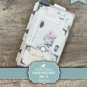 Page Pockets No. 4 Junk Journal Folio Kit, Folder, Shabby, Butterfly ...