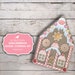 Christmas, Gingerbread House, Kids Craft, Junk Journal, Card, Pink, December Daily, Kit, Recipe Book, Printable, My Porch Prints, Download