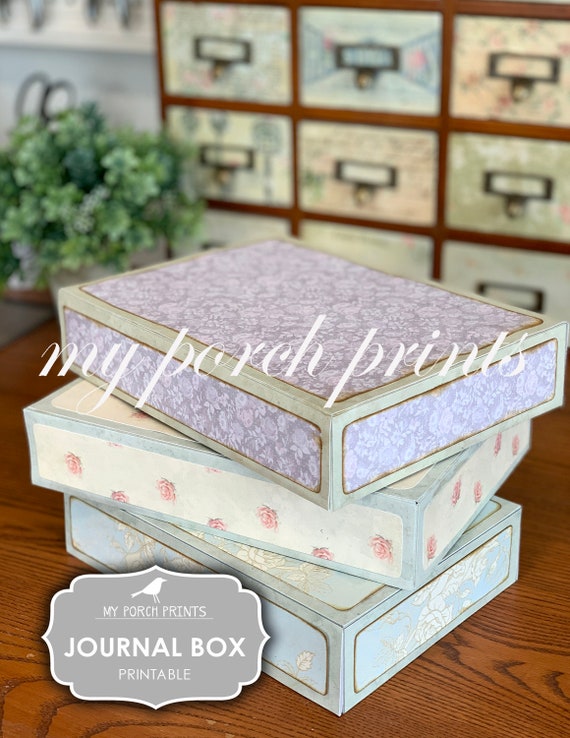 Junk Journal Box Storage Gift Box Put A Junk Journal In - Etsy Canada