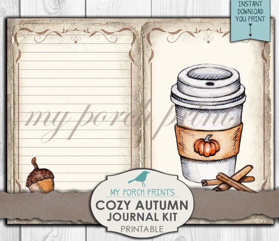 Color Me Autumn Junk Journal Kit - Hither and Yon Studio