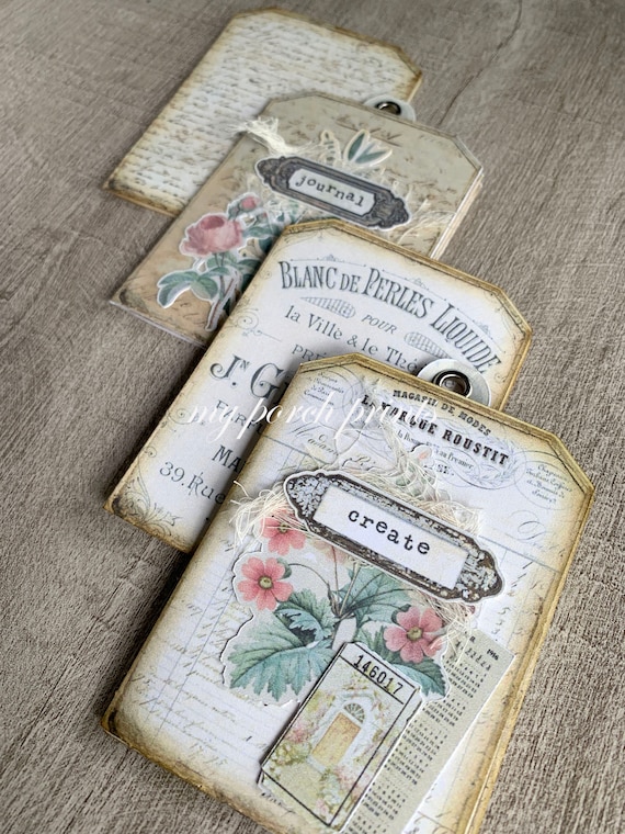 ジャンクジャーナル タグ ジャンクジャーナル コラージュタグ