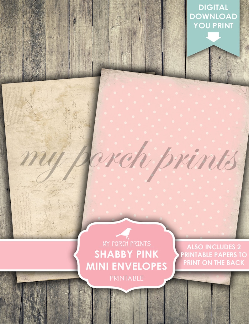 Jiebor 100 Sets Pink Mini Envelopes - Small Envelopes For Crafts, Invitations, Gift Cards & Party Favors - View #4