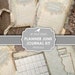 Planner Junk Journal Kit, Calendar, Bullet Journal, Shabby, My Porch Prints, Junk Journal, Printable, Paper, Ephemera, Digital, Download