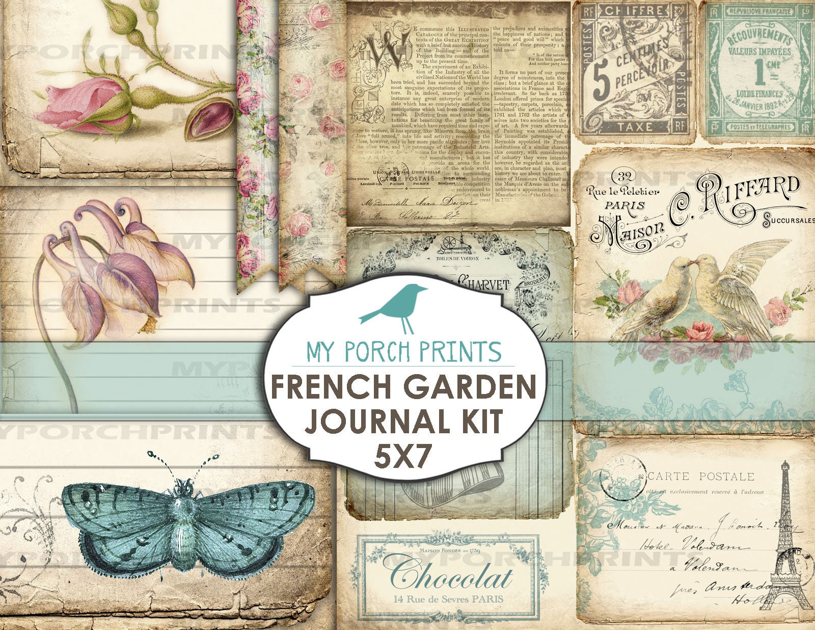 Vintage French Ephemera Book Arts Boxes - Book and Paper Arts