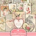 Junk Journal Ephemera, Valentine's Day Cards, Shabby, Pack, My Porch Prints, Post Card, Digital Download, Kit, Valentine Craft, Printable