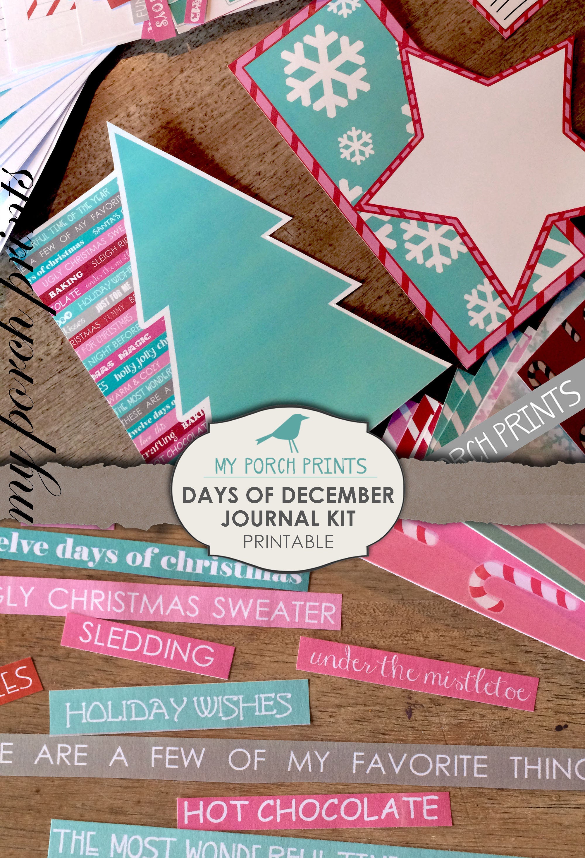 Days of December Christmas Journal Kit December Daily - Etsy