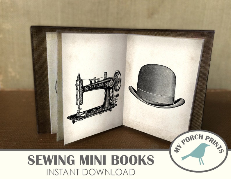 Sewing Mini Books Sewing Journal Mini Album Necklace Etsy Australia