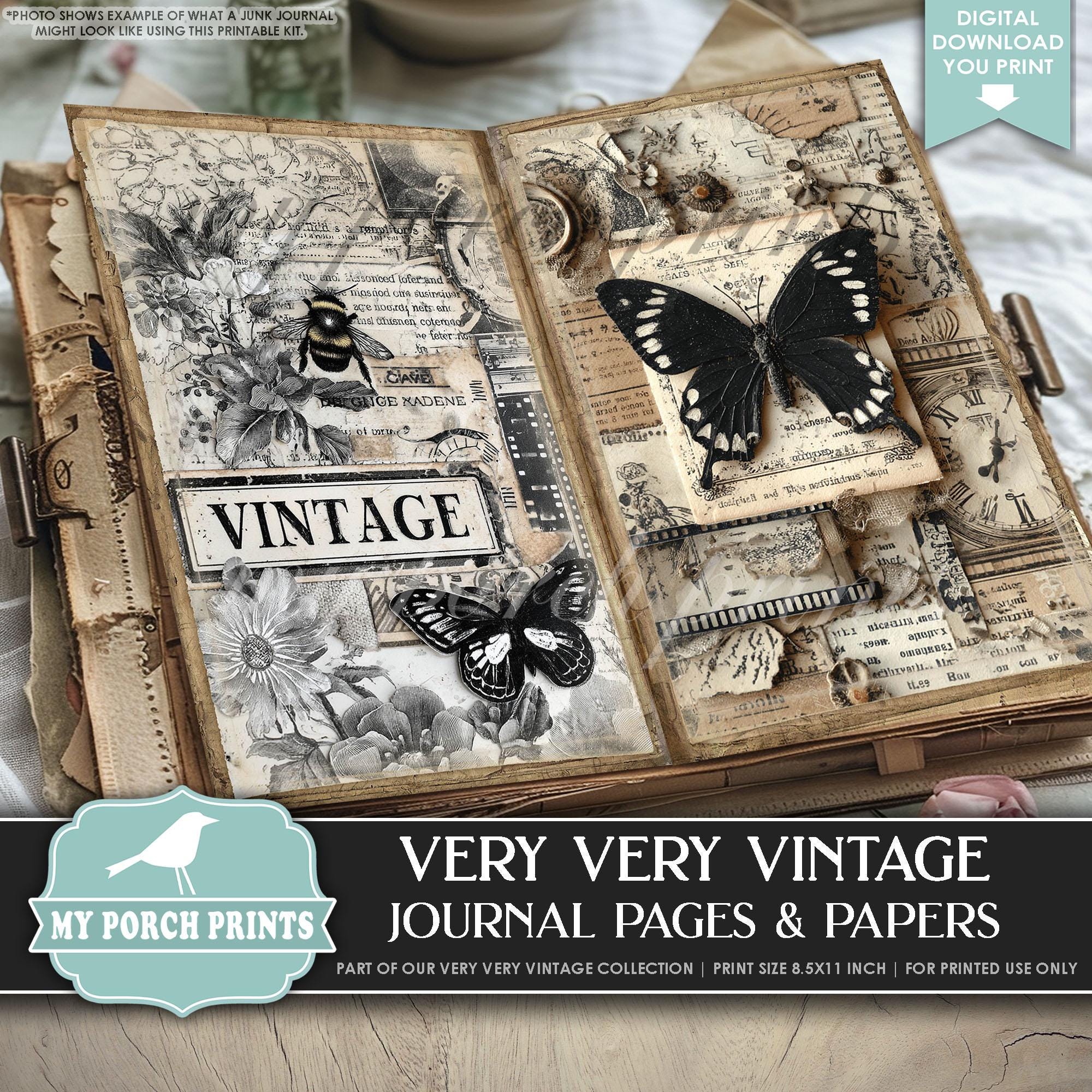 Junk journal - Etsy 日本