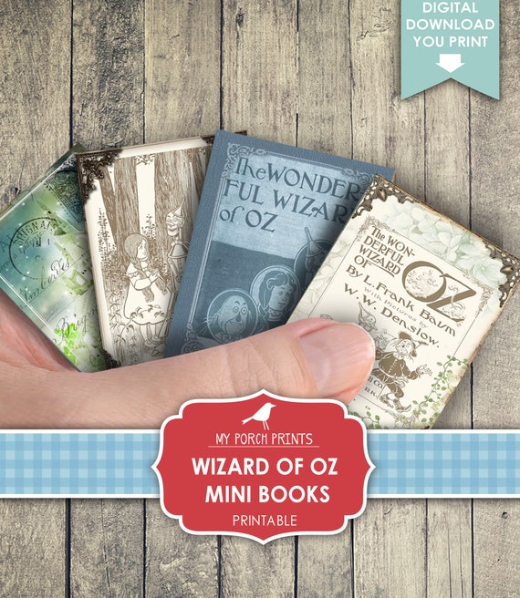 Mini Books, Wizard Of Oz, Junk Journal, Yellow Brick Road, Dorothy.