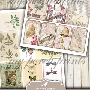 Junk Journal Kit, Fairy, Woods, Fairytale, Fairies, Pink, My Porch ...