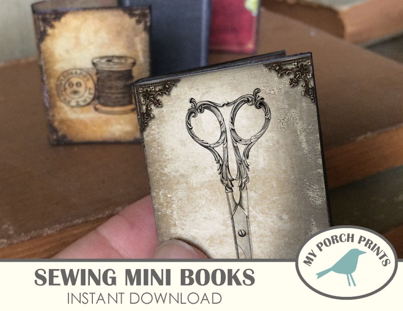 Sewing Mini Books Sewing Journal Mini Album Necklace Etsy Australia