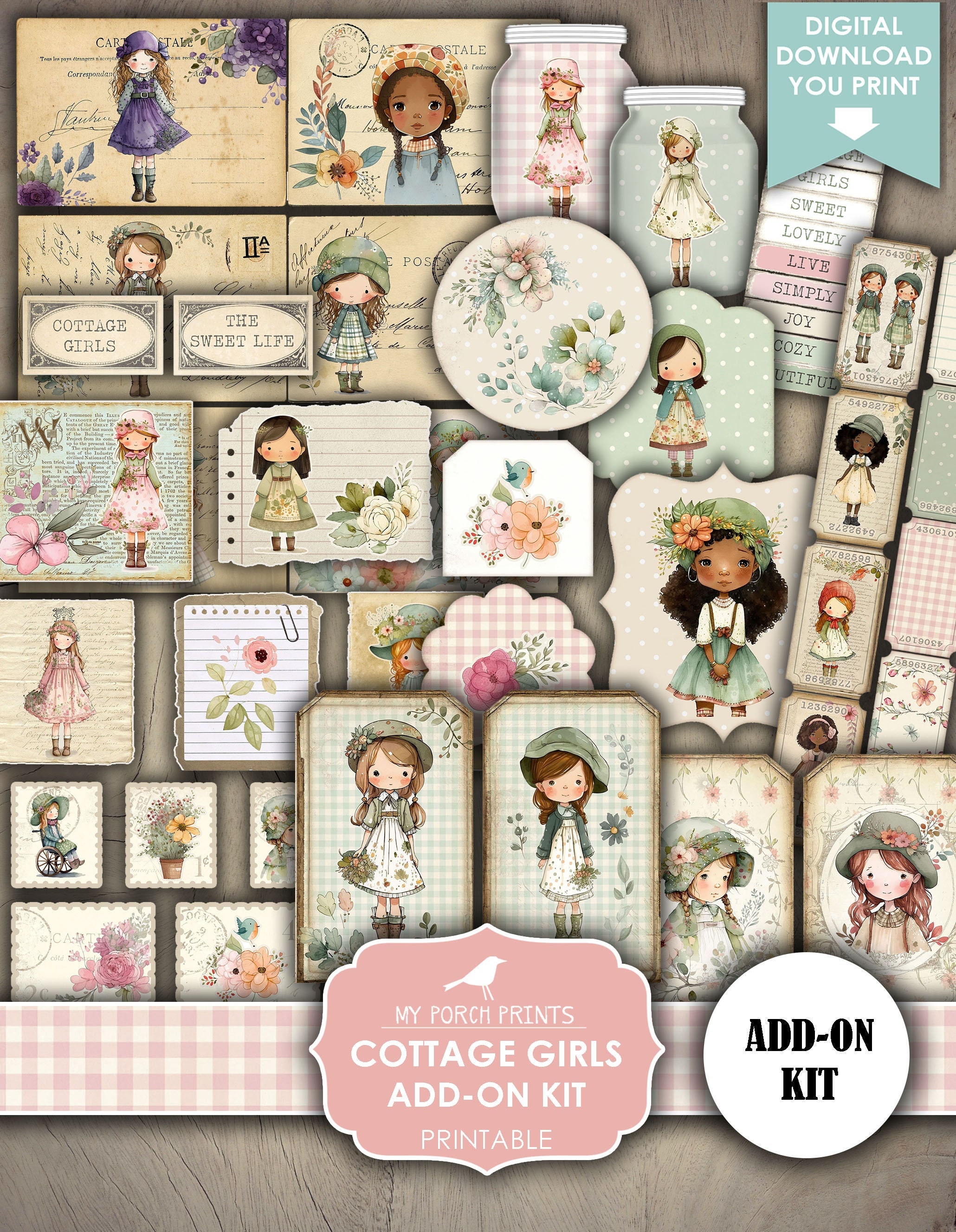 Country Girl Print - Etsy