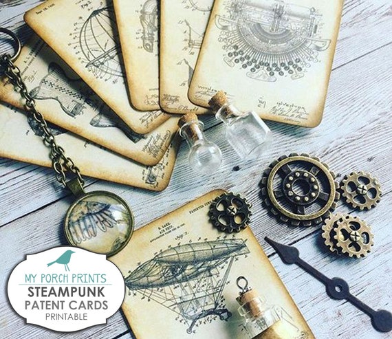 Steampunk and Grunge Junk Journal Ephemera, Papers, Pockets, Tags and  More!: A Paper Junk Journal Kit With Everything You Need to Make a DIY  Steampunk