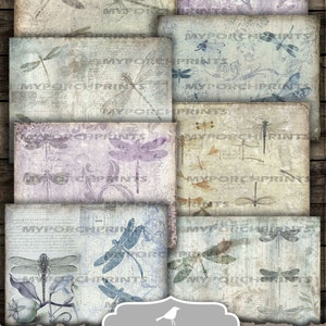 Dragonfly, Printable, Paper, Junk Journal, Kit, Download, Dragonflies ...