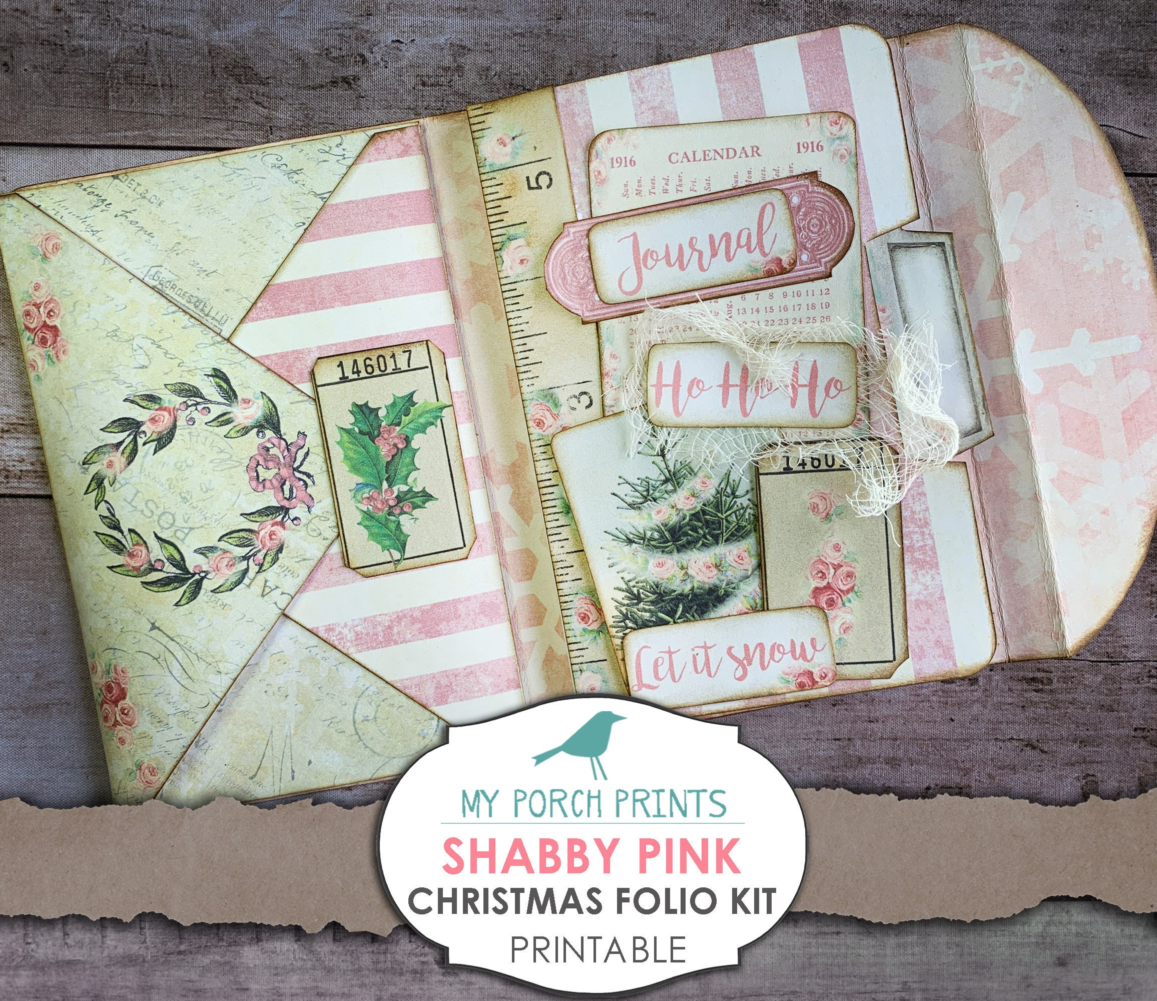 vintage pink digital download time clocks Junk journal printable kit