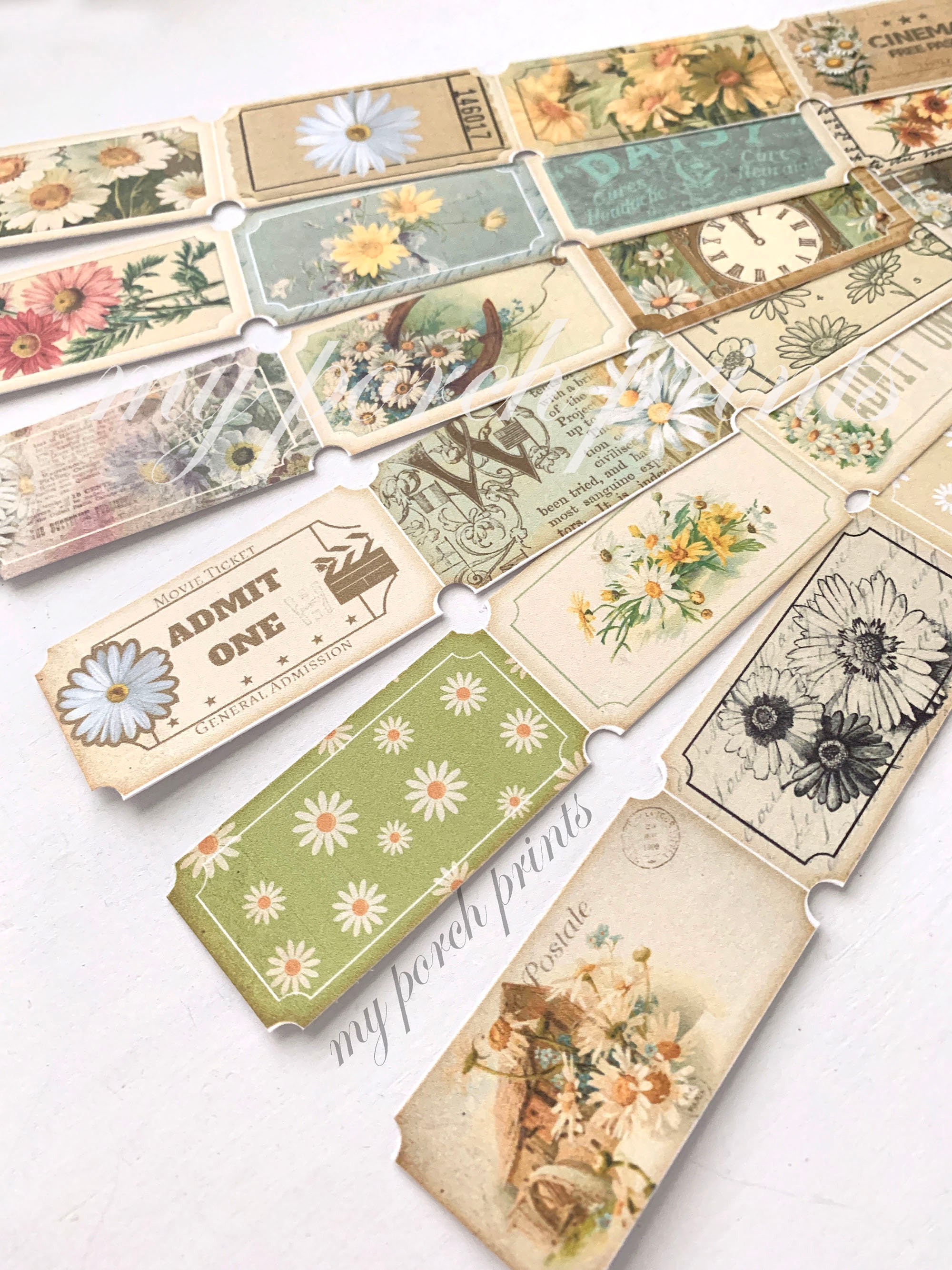 small gift for crafters EphemeraJunk JournalingScrapbook Making 30 Piece Organised Planner JournalScrapbooking Kit