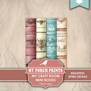 My Craft Room Mini Books, Junk Journal, Miniature, Home Office ...