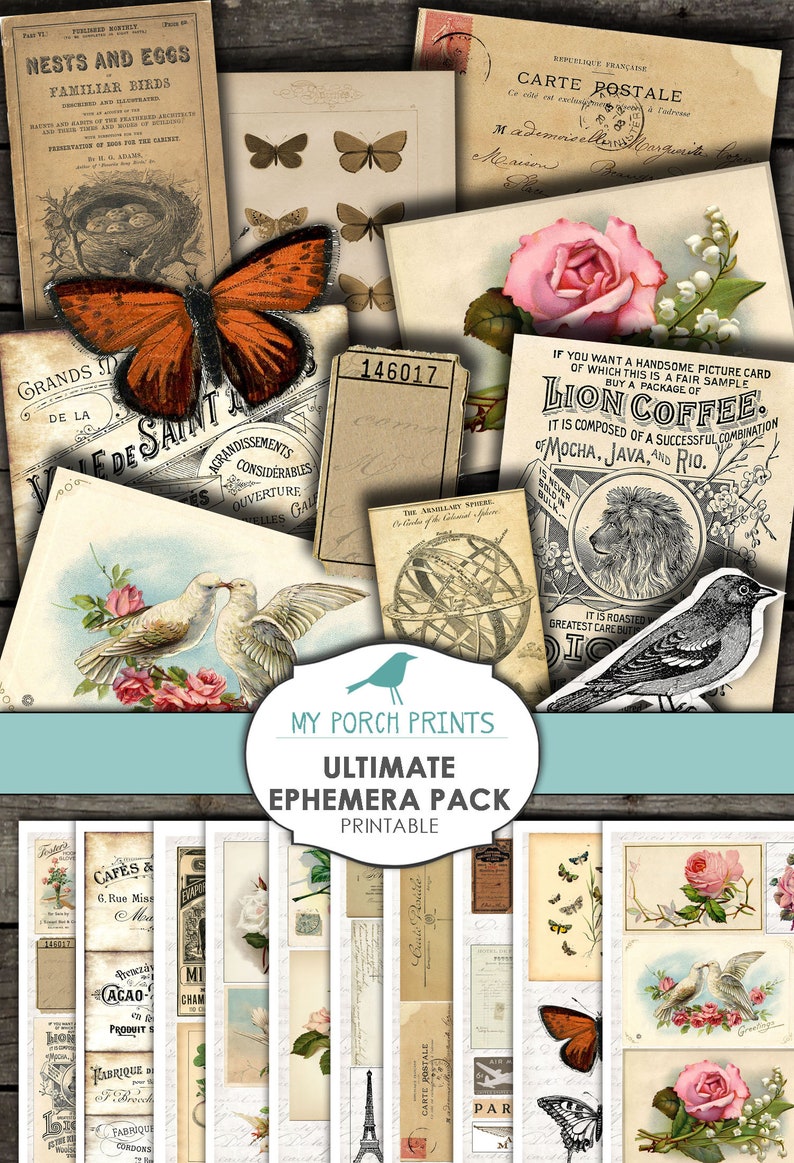 Junk Journal Ephemera