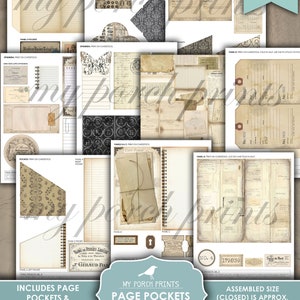 Page Pockets No. 5 Junk Journal Folio Kit, Folio, Folder, Neutral ...