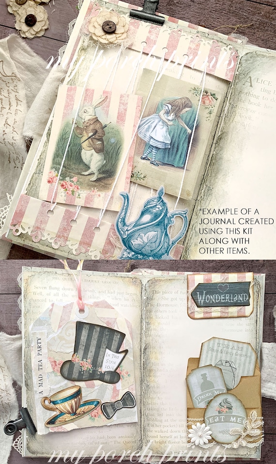 Shabby Chic, Junk Journal Folio, Junk Journal, Digital Download