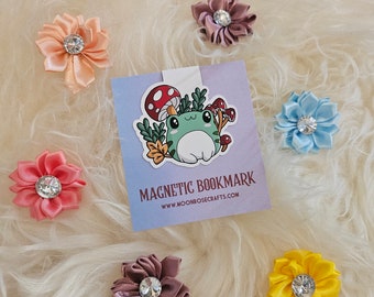 Magnetische boekenlegger Kikker