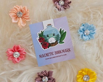 Magnetic bookmark Bottle frog