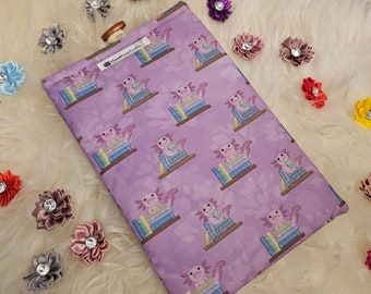 Book/E-reader Sleeve Axolotl books